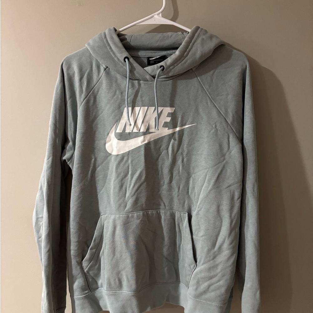 Nike Men's Light Gray Hoodie